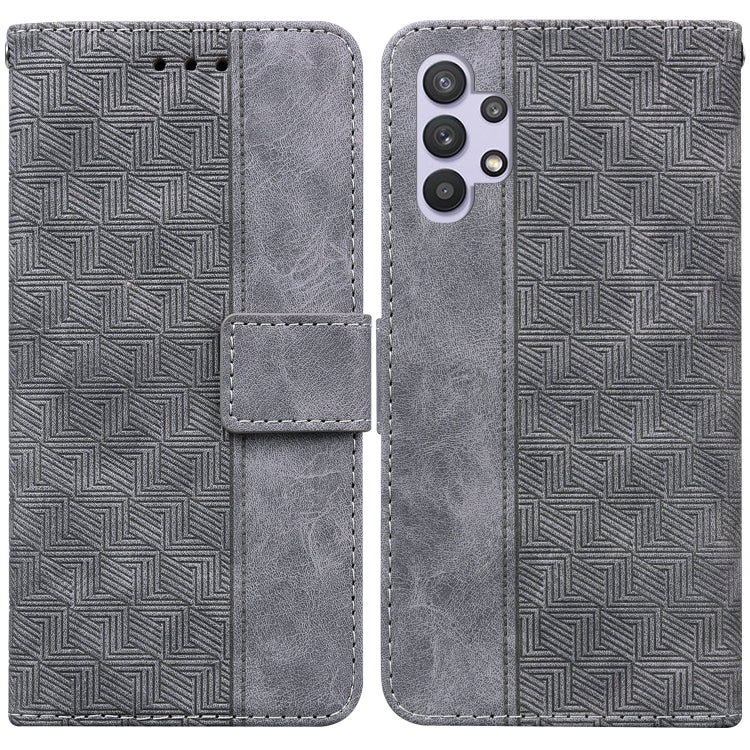 Geometric Embossed Leather Phone Case, For Samsung Galaxy A12 5G, For Samsung Galaxy A21s, For Samsung Galaxy A22 4G, For Samsung Galaxy A31, For Samsung Galaxy A32 4G, For Samsung Galaxy A32 5G, For Samsung Galaxy A42 5G, For Samsung Galaxy F22 4G