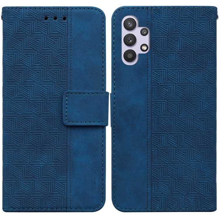 Geometric Embossed Leather Phone Case, For Samsung Galaxy A12 5G, For Samsung Galaxy A21s, For Samsung Galaxy A22 4G, For Samsung Galaxy A31, For Samsung Galaxy A32 4G, For Samsung Galaxy A32 5G, For Samsung Galaxy A42 5G, For Samsung Galaxy F22 4G