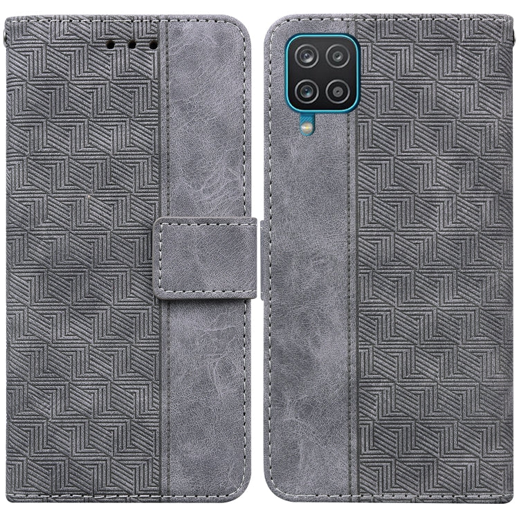 Geometric Embossed Leather Phone Case, For Samsung Galaxy A12 5G, For Samsung Galaxy A21s, For Samsung Galaxy A22 4G, For Samsung Galaxy A31, For Samsung Galaxy A32 4G, For Samsung Galaxy A32 5G, For Samsung Galaxy A42 5G, For Samsung Galaxy F22 4G