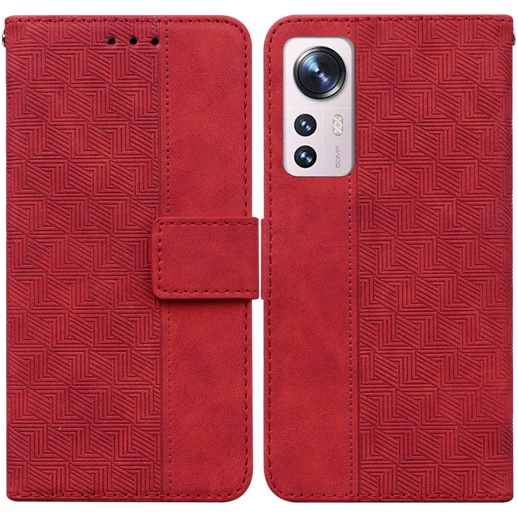 Geometric Embossed Leather Phone Case, For Xiaomi 12 / 12X, For Xiaomi 12 Pro, For Xiaomi Mi 10T Lite 5G, For Xiaomi Mi 10T Pro 5G / 10T 5G, For Xiaomi Poco M3 / Redmi 9 Power, For Xiaomi Poco M4 Pro, For Xiaomi Poco X3 NFC / Poco X3                   ...