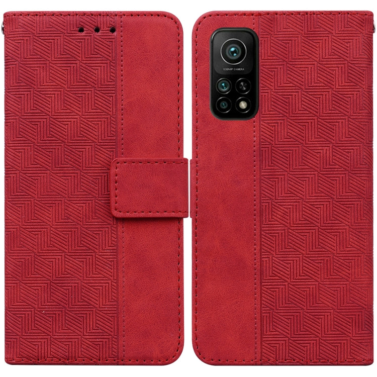 Geometric Embossed Leather Phone Case, For Xiaomi 12 / 12X, For Xiaomi 12 Pro, For Xiaomi Mi 10T Lite 5G, For Xiaomi Mi 10T Pro 5G / 10T 5G, For Xiaomi Poco M3 / Redmi 9 Power, For Xiaomi Poco M4 Pro, For Xiaomi Poco X3 NFC / Poco X3                   ...