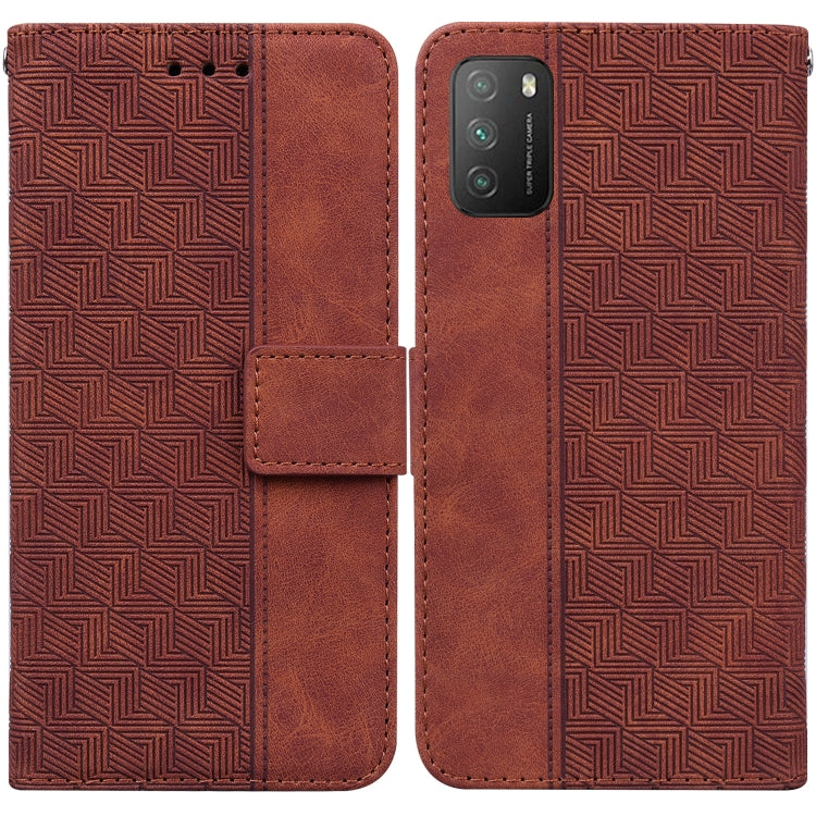 Geometric Embossed Leather Phone Case, For Xiaomi 12 / 12X, For Xiaomi 12 Pro, For Xiaomi Mi 10T Lite 5G, For Xiaomi Mi 10T Pro 5G / 10T 5G, For Xiaomi Poco M3 / Redmi 9 Power, For Xiaomi Poco M4 Pro, For Xiaomi Poco X3 NFC / Poco X3                   ...