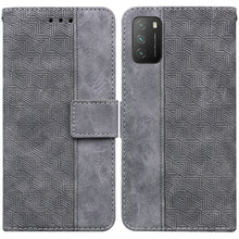 Load image into Gallery viewer, Geometric Embossed Leather Phone Case, For Xiaomi 12 / 12X, For Xiaomi 12 Pro, For Xiaomi Mi 10T Lite 5G, For Xiaomi Mi 10T Pro 5G / 10T 5G, For Xiaomi Poco M3 / Redmi 9 Power, For Xiaomi Poco M4 Pro, For Xiaomi Poco X3 NFC / Poco X3                   ...