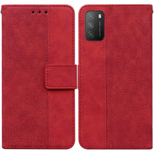 Load image into Gallery viewer, Geometric Embossed Leather Phone Case, For Xiaomi 12 / 12X, For Xiaomi 12 Pro, For Xiaomi Mi 10T Lite 5G, For Xiaomi Mi 10T Pro 5G / 10T 5G, For Xiaomi Poco M3 / Redmi 9 Power, For Xiaomi Poco M4 Pro, For Xiaomi Poco X3 NFC / Poco X3                   ...