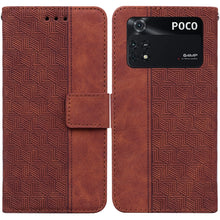 Load image into Gallery viewer, Geometric Embossed Leather Phone Case, For Xiaomi 12 / 12X, For Xiaomi 12 Pro, For Xiaomi Mi 10T Lite 5G, For Xiaomi Mi 10T Pro 5G / 10T 5G, For Xiaomi Poco M3 / Redmi 9 Power, For Xiaomi Poco M4 Pro, For Xiaomi Poco X3 NFC / Poco X3                   ...