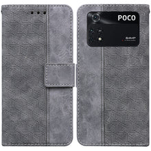 Load image into Gallery viewer, Geometric Embossed Leather Phone Case, For Xiaomi 12 / 12X, For Xiaomi 12 Pro, For Xiaomi Mi 10T Lite 5G, For Xiaomi Mi 10T Pro 5G / 10T 5G, For Xiaomi Poco M3 / Redmi 9 Power, For Xiaomi Poco M4 Pro, For Xiaomi Poco X3 NFC / Poco X3                   ...
