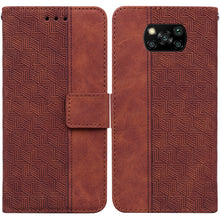 Load image into Gallery viewer, Geometric Embossed Leather Phone Case, For Xiaomi 12 / 12X, For Xiaomi 12 Pro, For Xiaomi Mi 10T Lite 5G, For Xiaomi Mi 10T Pro 5G / 10T 5G, For Xiaomi Poco M3 / Redmi 9 Power, For Xiaomi Poco M4 Pro, For Xiaomi Poco X3 NFC / Poco X3                   ...