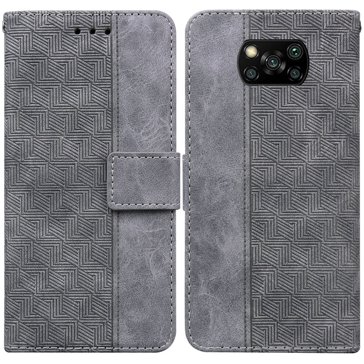Geometric Embossed Leather Phone Case, For Xiaomi 12 / 12X, For Xiaomi 12 Pro, For Xiaomi Mi 10T Lite 5G, For Xiaomi Mi 10T Pro 5G / 10T 5G, For Xiaomi Poco M3 / Redmi 9 Power, For Xiaomi Poco M4 Pro, For Xiaomi Poco X3 NFC / Poco X3                   ...