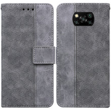Load image into Gallery viewer, Geometric Embossed Leather Phone Case, For Xiaomi 12 / 12X, For Xiaomi 12 Pro, For Xiaomi Mi 10T Lite 5G, For Xiaomi Mi 10T Pro 5G / 10T 5G, For Xiaomi Poco M3 / Redmi 9 Power, For Xiaomi Poco M4 Pro, For Xiaomi Poco X3 NFC / Poco X3                   ...