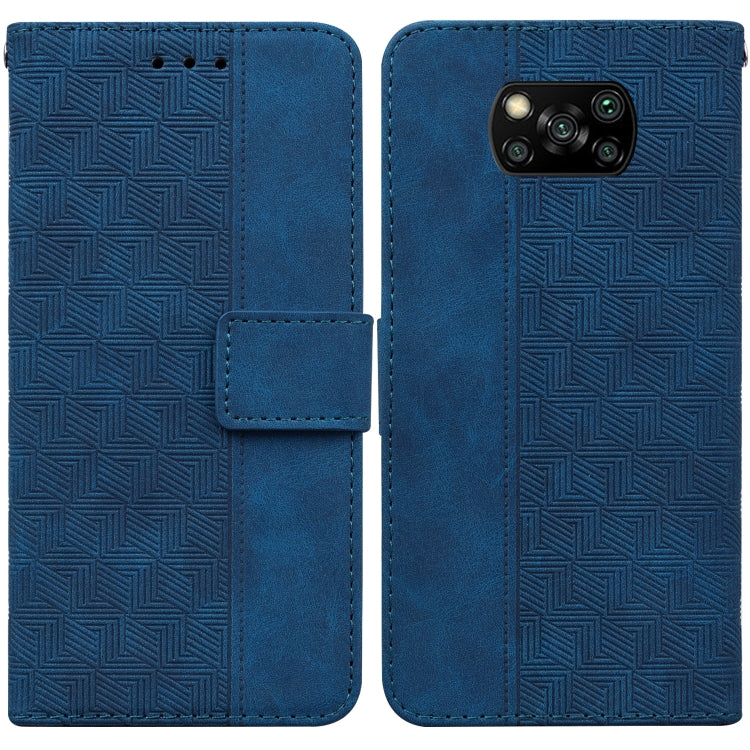 Geometric Embossed Leather Phone Case, For Xiaomi 12 / 12X, For Xiaomi 12 Pro, For Xiaomi Mi 10T Lite 5G, For Xiaomi Mi 10T Pro 5G / 10T 5G, For Xiaomi Poco M3 / Redmi 9 Power, For Xiaomi Poco M4 Pro, For Xiaomi Poco X3 NFC / Poco X3                   ...