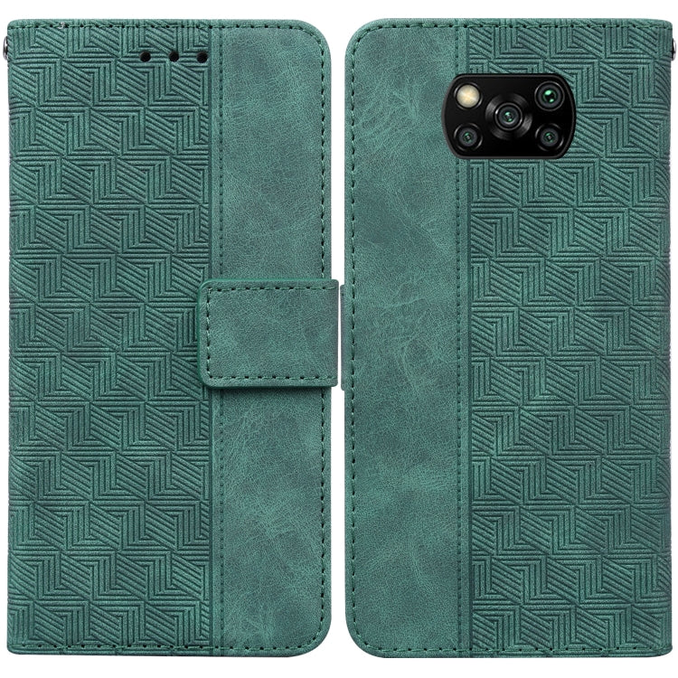 Geometric Embossed Leather Phone Case, For Xiaomi 12 / 12X, For Xiaomi 12 Pro, For Xiaomi Mi 10T Lite 5G, For Xiaomi Mi 10T Pro 5G / 10T 5G, For Xiaomi Poco M3 / Redmi 9 Power, For Xiaomi Poco M4 Pro, For Xiaomi Poco X3 NFC / Poco X3                   ...