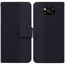 Load image into Gallery viewer, Geometric Embossed Leather Phone Case, For Xiaomi 12 / 12X, For Xiaomi 12 Pro, For Xiaomi Mi 10T Lite 5G, For Xiaomi Mi 10T Pro 5G / 10T 5G, For Xiaomi Poco M3 / Redmi 9 Power, For Xiaomi Poco M4 Pro, For Xiaomi Poco X3 NFC / Poco X3                   ...