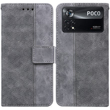 Load image into Gallery viewer, Geometric Embossed Leather Phone Case, For Xiaomi 12 / 12X, For Xiaomi 12 Pro, For Xiaomi Mi 10T Lite 5G, For Xiaomi Mi 10T Pro 5G / 10T 5G, For Xiaomi Poco M3 / Redmi 9 Power, For Xiaomi Poco M4 Pro, For Xiaomi Poco X3 NFC / Poco X3                   ...