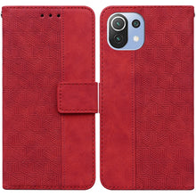 Load image into Gallery viewer, Geometric Embossed Leather Phone Case, For Xiaomi Mi 11 Lite 5G / 4G