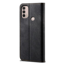 Load image into Gallery viewer, Denim Texture Flip Leather Phone Case, For Motorola Moto E40 / E30 / E20, For OnePlus Nord N20 5G, For Google Pixel 6a, For Xiaomi Redmi Note 11 Pro 4G / 5G