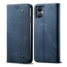 Load image into Gallery viewer, Denim Texture Flip Leather Phone Case, For OnePlus Nord N20 5G, For Motorola Moto E40 / E30 / E20, For Google Pixel 6a, For Xiaomi Redmi Note 11 Pro 4G / 5G