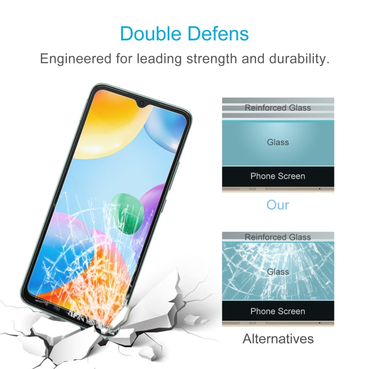 50 PCS 0.26mm 9H 2.5D Tempered Glass Film, For Xiaomi Redmi 10C / 10 India Version(50 PCS)
