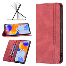 Load image into Gallery viewer, Magnetic RFID Blocking Anti-Theft Leather Phone Case, For Xiaomi Redmi Note 11 Pro International Version