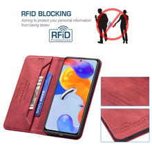 Load image into Gallery viewer, Magnetic RFID Blocking Anti-Theft Leather Phone Case, For Xiaomi Redmi Note 11 Pro International Version