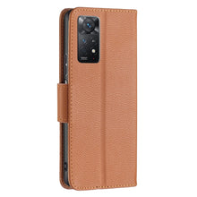 Load image into Gallery viewer, Litchi Texture Pure Color Horizontal Flip Leather Phone Case, For Xiaomi Redmi Note 11 Pro International Version