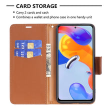 Load image into Gallery viewer, Litchi Texture Pure Color Horizontal Flip Leather Phone Case, For Xiaomi Redmi Note 11 Pro International Version