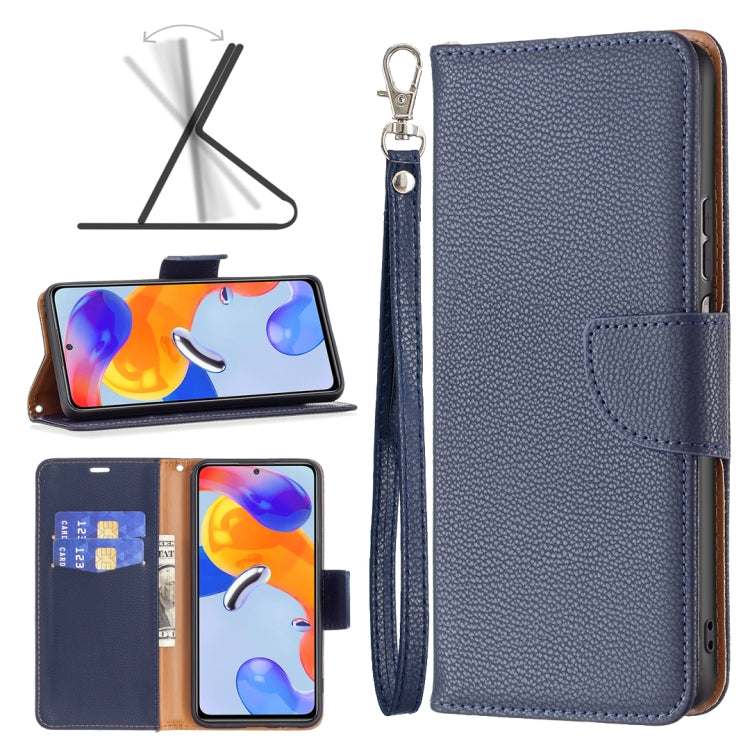 Litchi Texture Pure Color Horizontal Flip Leather Phone Case, For Xiaomi Redmi Note 11 Pro International Version