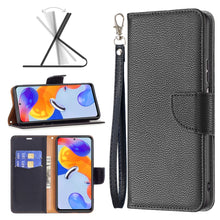 Load image into Gallery viewer, Litchi Texture Pure Color Horizontal Flip Leather Phone Case, For Xiaomi Redmi Note 11 Pro International Version
