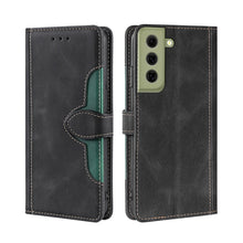 Load image into Gallery viewer, Skin Feel Straw Hat Magnetic Buckle Leather Phone Case, For Samsung Galaxy S21 FE, For Samsung Galaxy Xcover 5