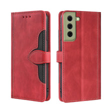 Load image into Gallery viewer, Skin Feel Straw Hat Magnetic Buckle Leather Phone Case, For Samsung Galaxy S21 FE, For Samsung Galaxy Xcover 5