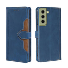 Load image into Gallery viewer, Skin Feel Straw Hat Magnetic Buckle Leather Phone Case, For Samsung Galaxy S21 FE, For Samsung Galaxy Xcover 5