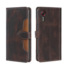 Load image into Gallery viewer, Skin Feel Straw Hat Magnetic Buckle Leather Phone Case, For Samsung Galaxy S21 FE, For Samsung Galaxy Xcover 5