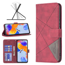 Load image into Gallery viewer, Rhombus Texture Magnetic Buckle Horizontal Flip Leather Phone Case, For Xiaomi Redmi Note 11 Pro International Version