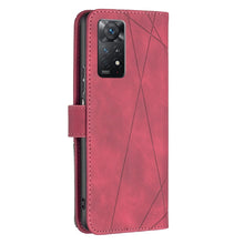 Load image into Gallery viewer, Rhombus Texture Magnetic Buckle Horizontal Flip Leather Phone Case, For Xiaomi Redmi Note 11 Pro International Version