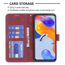 Load image into Gallery viewer, Rhombus Texture Magnetic Buckle Horizontal Flip Leather Phone Case, For Xiaomi Redmi Note 11 Pro International Version