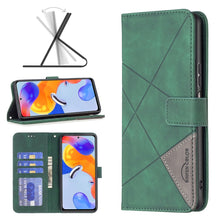 Load image into Gallery viewer, Rhombus Texture Magnetic Buckle Horizontal Flip Leather Phone Case, For Xiaomi Redmi Note 11 Pro International Version
