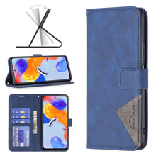 Load image into Gallery viewer, Rhombus Texture Magnetic Buckle Horizontal Flip Leather Phone Case, For Xiaomi Redmi Note 11 Pro International Version