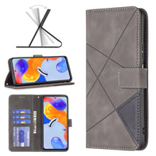 Load image into Gallery viewer, Rhombus Texture Magnetic Buckle Horizontal Flip Leather Phone Case, For Xiaomi Redmi Note 11 Pro International Version