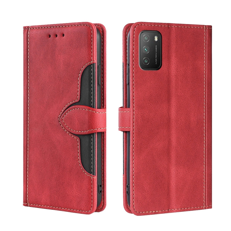 Skin Feel Straw Hat Magnetic Buckle Leather Phone Case, For Xiaomi Poco M3, For Xiaomi Redmi K40 Gaming, For Xiaomi Redmi Note 11 4G / Note 11S, For Xiaomi Redmi Note 11 5G, For Xiaomi Redmi 9C / Redmi 9C NFC, For Xiaomi Mi 11