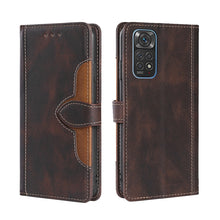 Load image into Gallery viewer, Skin Feel Straw Hat Magnetic Buckle Leather Phone Case, For Xiaomi Poco M3, For Xiaomi Redmi K40 Gaming, For Xiaomi Redmi Note 11 4G / Note 11S, For Xiaomi Redmi Note 11 5G, For Xiaomi Redmi 9C / Redmi 9C NFC, For Xiaomi Mi 11