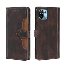 Load image into Gallery viewer, Skin Feel Straw Hat Magnetic Buckle Leather Phone Case, For Xiaomi Poco M3, For Xiaomi Redmi K40 Gaming, For Xiaomi Redmi Note 11 4G / Note 11S, For Xiaomi Redmi Note 11 5G, For Xiaomi Redmi 9C / Redmi 9C NFC, For Xiaomi Mi 11