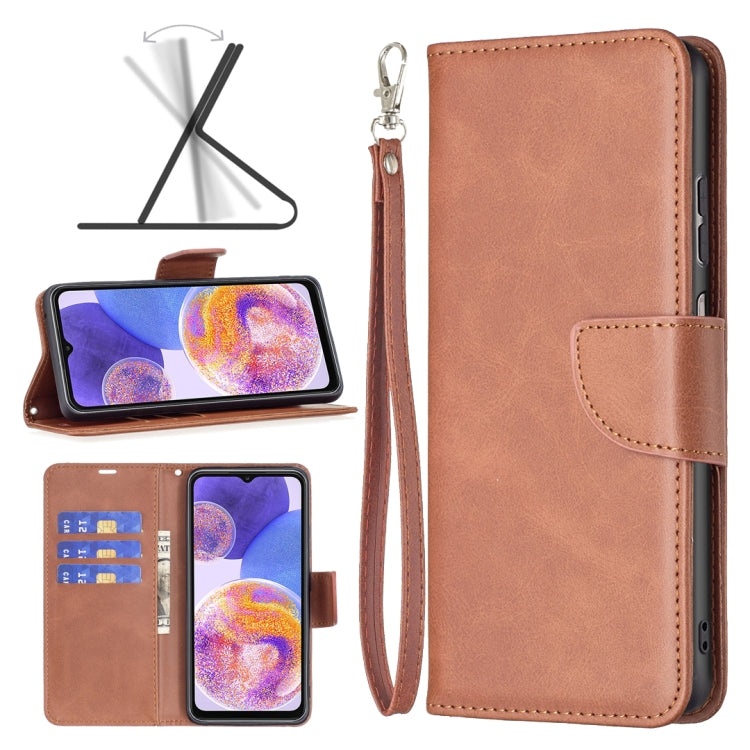 Retro Lambskin Texture Leather Phone Case, For Motorola Moto G31 / G41 Side Fingerprint, For OPPO A36 / Realme 9i, For OPPO Realme 9 Pro+, For Xiaomi Redmi Note 11 Global, For Samsung Galaxy A23 5G, For ZTE Blade A51, For ZTE Blade A71                 ...