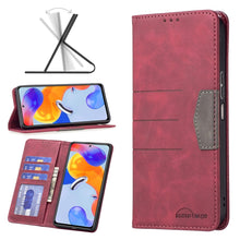 Load image into Gallery viewer, Magnetic Splicing Leather Phone Case, For Xiaomi Redmi Note 11 Pro International Version