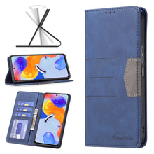 Load image into Gallery viewer, Magnetic Splicing Leather Phone Case, For Xiaomi Redmi Note 11 Pro International Version