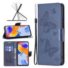 Load image into Gallery viewer, Two Butterflies Embossing Leather Phone Case, For Xiaomi Redmi Note 11 Pro International Version