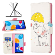 Load image into Gallery viewer, Colored Drawing Leather Phone Case, For Xiaomi Redmi Note 11 International Version