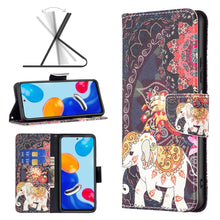 Load image into Gallery viewer, Colored Drawing Leather Phone Case, For Xiaomi Redmi Note 11 International Version
