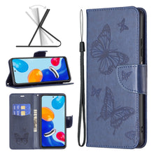 Load image into Gallery viewer, Two Butterflies Embossing Leather Phone Case, For Xiaomi Redmi Note 11 Global, For Samsung Galaxy A23 5G