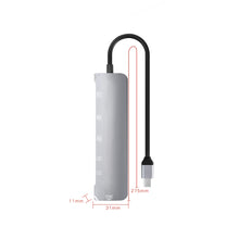Load image into Gallery viewer, NK-3043H 6 in 1 USB-C / Type-C to TF / SD Card Slot + 4 USB 3.0 Female Adapter, NK-3043H