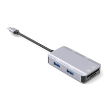 Load image into Gallery viewer, NK-3049 6 in 1 USB-C / Type-C to TF / SD Card Slot + 4 USB Female Adapter, NK-3049