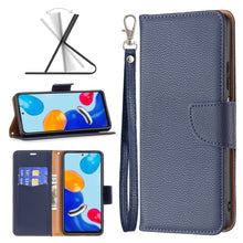 Load image into Gallery viewer, Litchi Texture Pure Color Leather Phone Case, For Xiaomi Redmi Note 11 Global, For Samsung Galaxy A23 5G